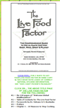 Mobile Screenshot of 4livefoodfactorfriends.com