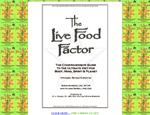 Tablet Screenshot of 4livefoodfactorfriends.com